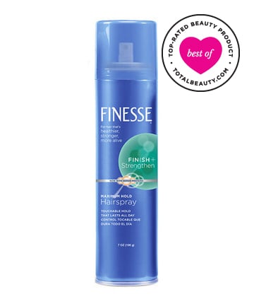 Best Drugstore Hairspray No. 2: Finesse Maximum Hold Spray, $3.79