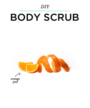 DIY Body Scrub: Orange Peels