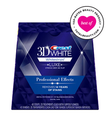 Best Teeth Whitening Product No. 3: Crest 3D White Luxe Whitestrips Professional Effects, $54.99