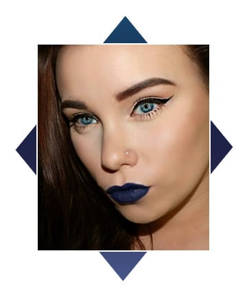 Navy Blue Lipstick