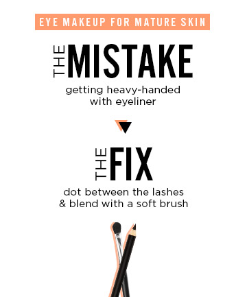 The Mistake: Getting Heavy-Handed With Eyeliner