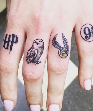 Finger Tattoos: Witchcraft and Wizardry