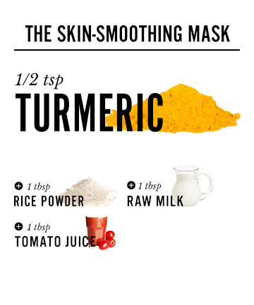 Wrinkle-Fighting Tomato + Turmeric Face Mask