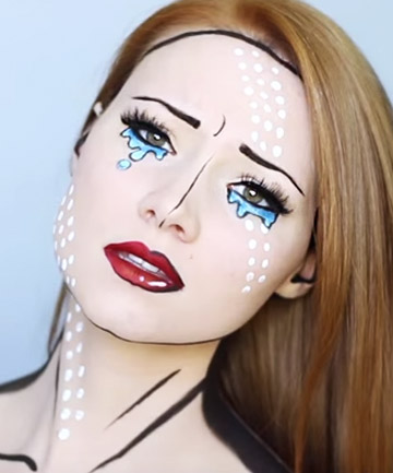 Pop-Art Makeup For Halloween