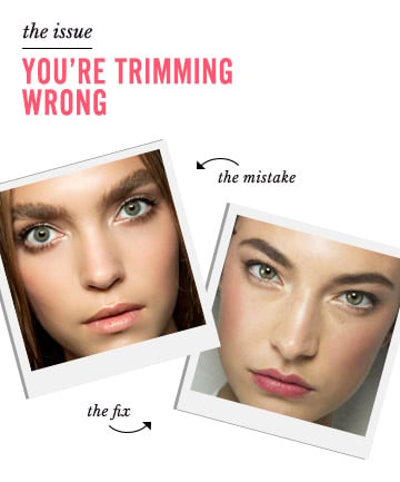 Perfect Eyebrows Sin No. 3: You're Trimming Wrong (or Not at All)