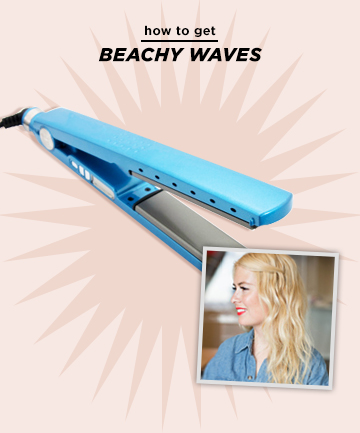 The Beach Waves Technique: Flat Iron + Braids