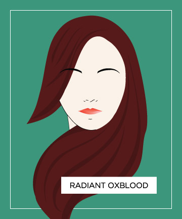 Trendy Fall Hair Colors: Radiant Oxblood