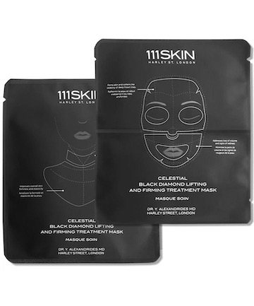 111SKIN Celestial Black Diamond Lifting and Firming Treatment Mask, $64