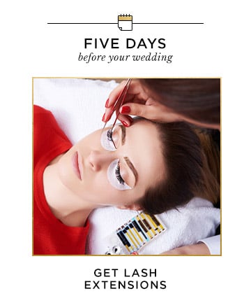 Five Days Before Your Wedding: Lash Extensions 