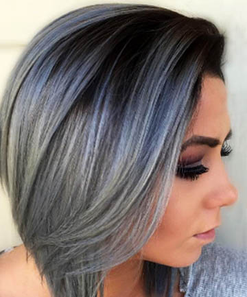 Blue Steel Bob 17 Silver Hair Looks That Will Make You Want