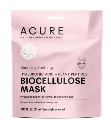 Acure Organics Seriously Soothing Biocellulose Mask, $5.99