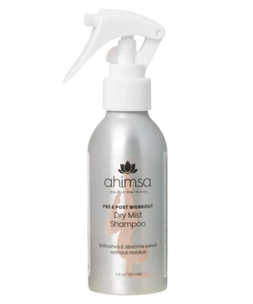 Ahimsa Pre & Post Workout Dry Mist Shampoo, $24