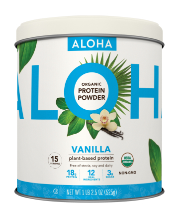 Aloha Vanilla Protein Powder, $30