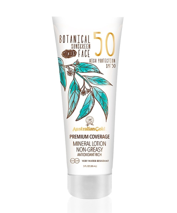 Australian Gold Botanical SPF 50 Tinted Face Mineral Lotion, $13.99