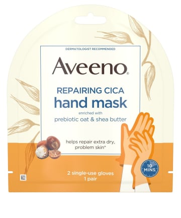 Aveeno Repairing Cica Hand Mask, $2.99