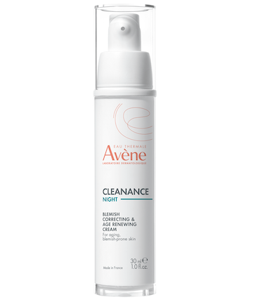 Avene Cleanance Night Blemish Correcting & Age Renewing Cream, $48