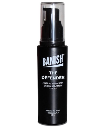 Banish The Defender SPF 50 Mineral Sunscreen, $49