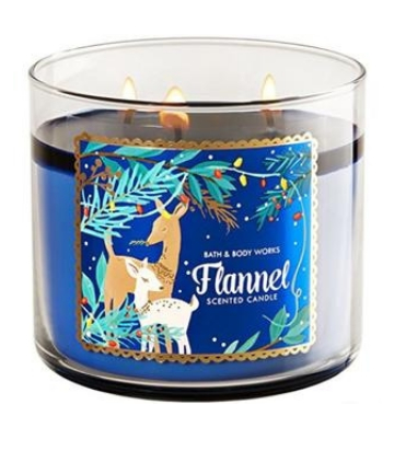 Bath & Body Works Flannel 3-Wick Candle, $40.82