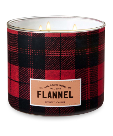 Bath & Body Works Flannel 3-Wick Candle, $24.50