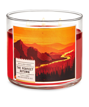 Bath & Body Works The Perfect Autumn 3-Wick Candle, $24.50