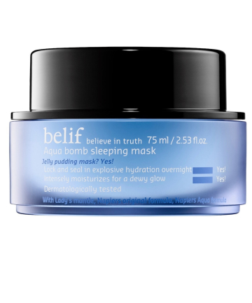 Belif Aqua Bomb Sleeping Mask, $34