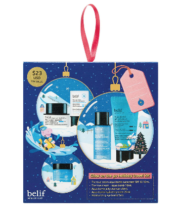 Belif Glow-on-the-Go Holiday Travel Kit, $23