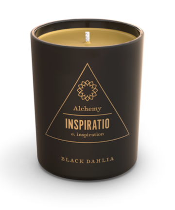 Black Dahlia Alchemy CBD-Infused Candle in Inspiratio, $48