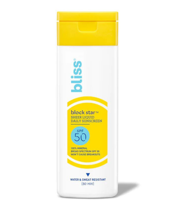 Bliss Block Star Sheer SPF 50, $28