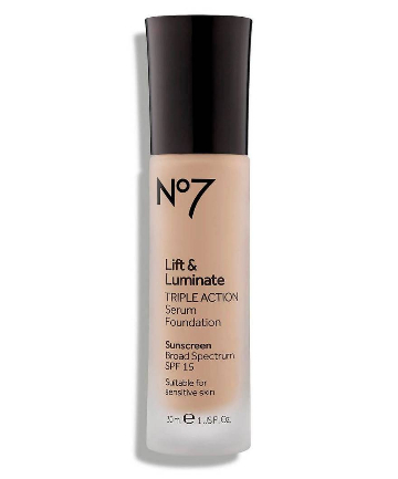 Boots No7 Lift & Luminate Triple Action Serum Foundation, $22.17