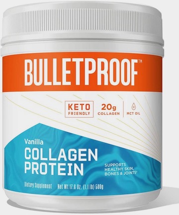 Bulletproof Vanilla Collagen Protein Powder, $43.95