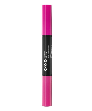 CYO Two Clever By Half Lipstick & Liner, $6