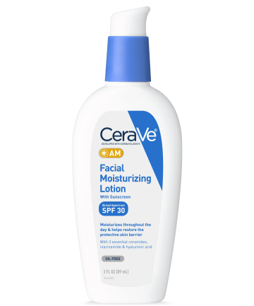 CeraVe AM Facial Moisturizing Lotion with Sunscreen, $17.99 
