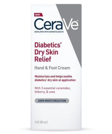 CeraVe Diabetics' Dry Skin Relief Hand and Foot Cream, $9.99