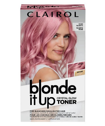 Clairol Blonde It Up Crystal Glow Toners in Rose Quartz, $9.99