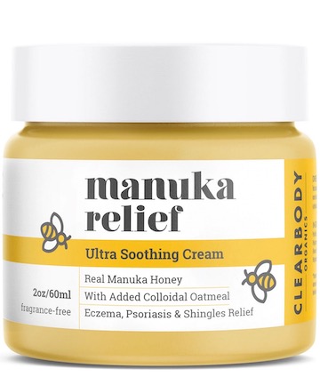 Clearbody Organics Manuka Relief Ultra Soothing Cream, $29.95