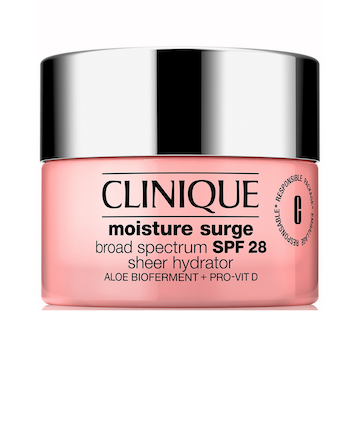 Clinique Moisture Surge Broad Spectrum SPF 28 Sheer Hydrator, $48
