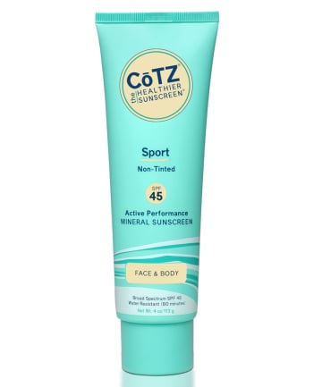 CoTZ Sport SPF 45 Non-Tinted, $27