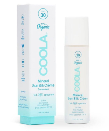 Coola Full Spectrum 360 Mineral Sun Silk Creme Organic Face Sunscreen SPF 30, $42