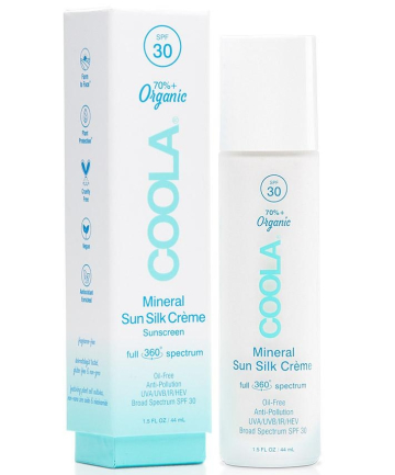 Coola Full Spectrum 360 Mineral Sun Silk Creme Organic Sunscreen SPF 30, $42