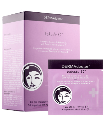 DermaDoctor Kakadu C Intensive Vitamin C Peel Pad with Ferulic Acid & Vitamin E, $78
