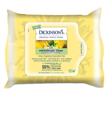 Dickinson's Original Witch Hazel Refreshingly Clean Cleansing Cloths, $6.35