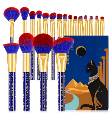 Docolor Egypt Bastet Cat 19 pieces Makeup Brush Set, $29.99