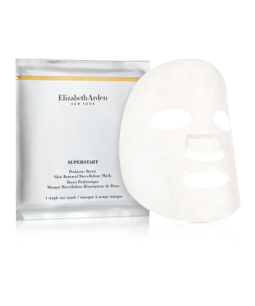 Elizabeth Arden Superstart Probiotic Boost Skin Renewal Biocellulose Mask, $67 for 4