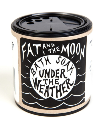 Fat and the Moon Under the Weather Bath Soak, $18