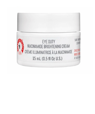 First Aid Beauty Eye Duty Niacinamide Brightening Cream, $36