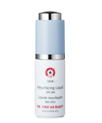First Aid Beauty Fab Skin Lab Resurfacing Liquid 10% AHA, $55 