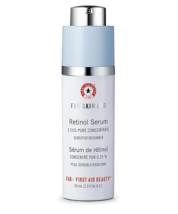 First Aid Beauty FAB Skin Lab Retinol Serum 0.25% Pure Concentrate, $58