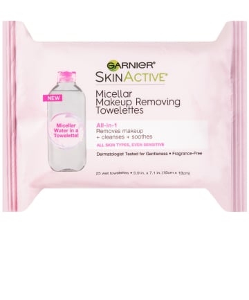 Garnier SkinActive Micellar Makeup Removing Towelettes, $5.99