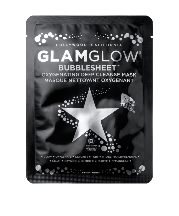 GlamGlow Bubblesheet Oxygenating Deep Cleanse Mask, $9