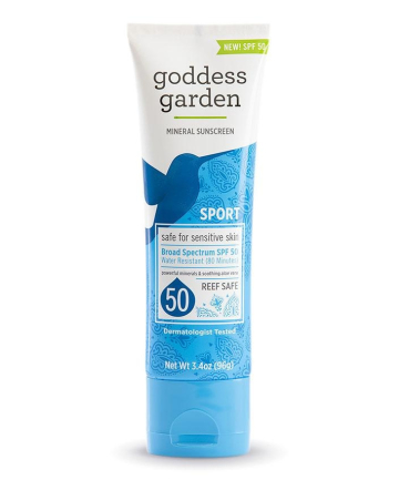 Goddess Garden Sport SPF 50 Mineral Sunscreen, $16.19
